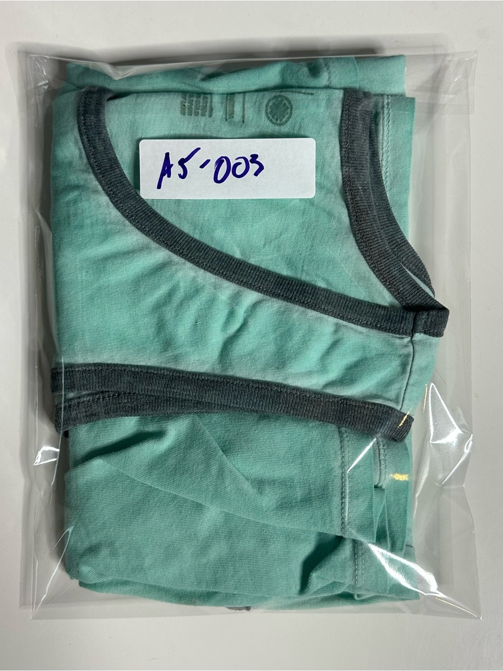 On The Byas Brand - Mint Green Tank with Charcoal Trim - Men’s M - Picture 8 of 9